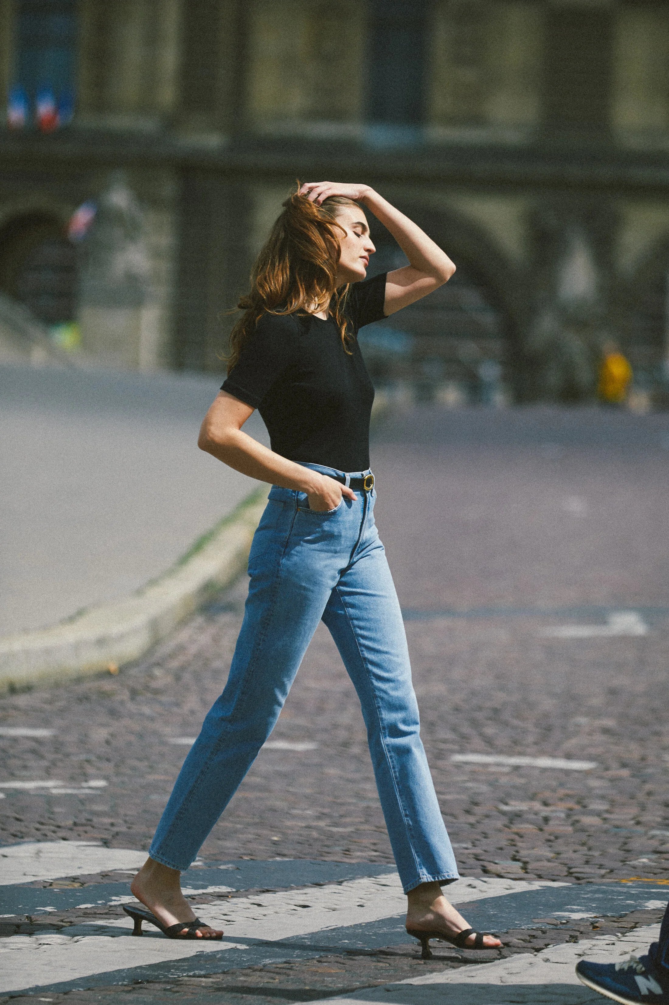 The Tasha T-Shirt in Black — REFINE